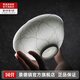 景德鎮(zhèn)（jdz）官方高溫陶瓷碗盤(pán)餐具組合無(wú)鉛純色高顏值吃飯碗碟喬遷之喜搬家 透白釉-4.5英寸飯碗*2