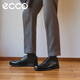 愛(ài)步（ECCO）皮鞋男 通勤德比鞋軟底系帶男士皮鞋 S輕巧混合520304 黑色52030401001 41