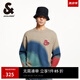 杰克·瓊斯（JACK&JONES）男裝春季CNY聯(lián)名衣身漸變潮流百搭寬松圓領(lǐng)毛衣針織衫男225113013 卡其色E11 常規(guī) 卡其色E11 S