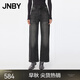 江南布衣（JNBY）/江南布衣秋冬休閑牛仔褲棉質(zhì)內(nèi)里起絨簡約舒適百搭5OAE13240 998/牛仔深灰 XS