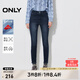 ONLY春夏萊卡磨白水洗緊身褲九分褲牛仔褲女|124449008 J39 藍(lán)黑 L (170) 72A