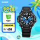 卡西歐（CASIO） SPORT MCW-100H休閑時尚運動男士手表石英手表 MCW-100H-1A2VPF-100米防水