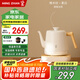 鳴盞【國家補(bǔ)貼】燒水壺泡茶 電熱水壺功夫茶壺電茶爐 茶藝師專用電茶壺智能恒溫電熱水壺MZ152A白色