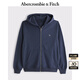 ABERCROMBIE & FITCH男裝女裝情侶裝25春季經(jīng)典小麋鹿運(yùn)動(dòng)風(fēng)寬松連帽衛(wèi)衣KI122-5251 海軍藍(lán) S (175/92A)
