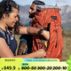 迪卡儂雙肩背包MT500Air戶外登山徒步旅行城市輕戶外背負系統(tǒng)重裝大容量 暴力橙_70L 輕量化設計 背負更輕松