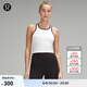 lululemon丨Ebb to Street女士短款工字運(yùn)動(dòng)背心*Contrast LW1EWFS 白/黑 XS /4