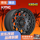 KMCWHEELSKM545 越野輪轂改裝坦克300牧馬人長(zhǎng)城炮 沙丁黑車面 17英寸 9.0J