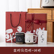 創(chuàng  )意定制情侶杯子一對情侶款馬克杯簡(jiǎn)約刻字logo水杯大容量辦公杯 【情侶對杯】 送愛(ài)心(金檸)