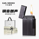 KW卡爾威登朗聲打火機(jī)煤油 黑拉絲 生日禮物七夕禮物送男友高檔實(shí)用