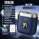 新安怡飛利浦（PHILIPS）2025新款剃須刀電動便攜男士迷你旅行小鋼炮自動刨刮胡刀 魅力藍【頂配版】30核動力機芯20萬TM轉(zhuǎn)速1