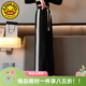 G.DUCKKIDS小黃鴨童裝女童褲子春秋季新款兒童運動(dòng)褲時(shí)尚百搭大童女孩闊腿褲 織帶闊腿褲黑色 170 尺碼15~16歲【160-170cm】
