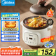 美的（Midea）電燉鍋 電燉盅電砂鍋 2.5h快燉陶瓷煲湯鍋燉湯鍋紫砂鍋3L燕窩燉盅煮粥嬰兒輔食鍋電煮鍋MD-DGE3056