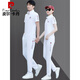 皮爾卡丹（pierre cardin）運(yùn)動(dòng)套裝男士夏季男女情侶運(yùn)動(dòng)裝兩件套短袖薄款休閑運(yùn)動(dòng)服女衛(wèi)衣 白色【2566款】 XL 男款【125-140斤】