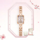 飛亞達（FIYTA）女士手表傾城系列東方美人蘇繡款石英女表節日禮物送女友L865039 【L865039.PFP】桃花粉