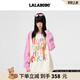 LALABOBO【陳丹妮同款】長(zhǎng)袖T恤純棉多巴胺原創(chuàng)寬松可愛(ài)薄衛(wèi)衣LBEA-WSDT17 粉色 M