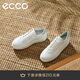 愛步（ECCO）25年夏季新款休閑板鞋女 街頭舞臺(tái)219613 灰白色/白色/灰藍(lán)色37