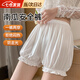 豹潛安全褲女打底褲南瓜褲防走光jk褲可外穿夏季薄款寬松居家內搭短褲 白色 M （建議80-100斤）