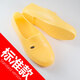 雷姆汀越南牛筋膠鞋防水男鞋雨鞋黃色工作廚房耐磨工地建筑防滑平底鞋 黃色標準款偏小一碼 薄款 38