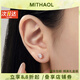 MITHAOL【明星同款】泡泡耳釘女氣質(zhì)2025新款50分莫桑鉆生日禮物送女友 玫瑰金泡泡耳釘專柜禮盒裝 情人節(jié)紀(jì)念日生日禮物送女友