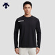 迪桑特（DESCENTE）TRAINING系列綜訓訓練運動(dòng)健身男士長(cháng)袖針織衫 BK-黑色 2XL (185/104A)