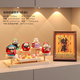 赟婭桌面創(chuàng  )意五路財神爺招財工位擺件裝飾品客廳入戶(hù)玄關(guān)布置家居擺設 財氣盈門(mén)供臺組合【七件套C】