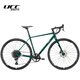 UCC運動(dòng)自行車(chē)山脊AL多功能公路車(chē)碳纖維前叉速聯(lián)變速系統油碟剎瓜車(chē) 愛(ài)爾蘭綠 49建議身高：169-177 