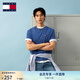 TOMMY JEANS【純色純棉】25新款夏季男裝平紋針織潮流刺繡短袖上衣T恤20322 海尼蘭DSF M （推薦：135-150斤）