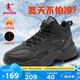 喬丹男休閑鞋冬季加絨保暖高幫長(zhǎng)毛大棉鞋復(fù)古跑鞋戶外運(yùn)動(dòng)鞋子