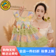 G.DUCK KIDS女童連衣裙2025夏季新款兒童洋氣公主裙時(shí)尚寶寶海邊度假蝴蝶裙子 吊帶裙 100 建議90-100cm2-3歲