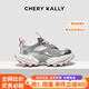 CHERY KALLY氣質(zhì)厚底老爹鞋女2025新款百搭時(shí)尚運(yùn)動(dòng)鞋潮流真皮增高鞋女 粉黛銀 37