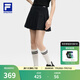 FILA斐樂(lè)女子半身裙2025夏季新款運(yùn)動(dòng)休閑百搭顯瘦百褶裙A字短裙 正黑色-BK 2XL 180/78A/XXL