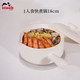 琺寶（staub）單粗陶砂鍋家用美觀約1.3L 手作單柄粗陶砂鍋稻米白18cm 1029159