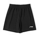 李寧李寧男女童裝中大童五分褲夏季新款透氣排汗速干兒童時(shí)尚運動(dòng)短褲 YKYV083-1黑色 140
