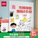 得力90*60cm可移除軟白板 兒童家用膠墻貼 鐵性自粘貼可擦寫(xiě)畫(huà)板 涂鴉墻紙 涂鴉畫(huà)畫(huà)黑板貼磁性可吸附