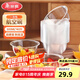 美麗雅一次性碗食品級(jí)300ml*40只 耐高溫航空水晶碗野餐塑料方便湯碗
