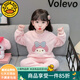 G.DUCKKIDS兒童睡衣法蘭絨秋冬季女童寶寶冬天加厚保暖女孩可愛(ài)珊瑚絨家居服 淺粉色【美樂(lè)蒂】 140 建議身高130-140cm9-10歲
