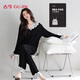 古今（GUJIN）【超柔軟】睡衣女春秋新品長(cháng)袖帶胸墊家居服性感外穿睡褲送女友
