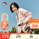 安踏加絨連帽衛(wèi)衣女款冬季新款半拉鏈套頭衫寬松休閑運動上衣長袖