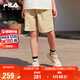 FILA斐樂童裝兒童工裝短褲2025年夏季男女中大童防曬五分褲潮