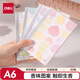 得力（deli）香味筆記本子記事本學(xué)生軟抄本A6/40張無線裝訂本W(wǎng)A640-Q覓旅系列