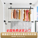 蝶緣陽(yáng)臺(tái)晾衣架手搖升降家用吊桿頂裝固定折疊掛衣桿子手動(dòng)雙層晾衣桿 【包安裝】黑色鉆石款 1.2m 上下雙桿 【可曬36件衣物】