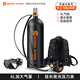 SNORKEL SHARK4L潛水下呼吸器氣瓶便攜式水肺娛樂(lè)打撈深浮潛全套裝備魚(yú)鰓氧氣罐 套餐1-黑色-氣瓶+雙肩背架+面鏡
