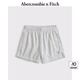 ABERCROMBIE & FITCH【澤西風(fēng)短褲】女裝25夏新款經(jīng)典小麋鹿運(yùn)動(dòng)衛(wèi)褲短褲KI149-5232 麻灰色 M (165/76A)