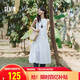 森馬（Semir）連衣裙女海邊度假掛脖兩穿長(zhǎng)裙2025夏季蝴蝶結(jié)初戀裙109325114011