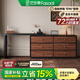 法莎蒂中古風(fēng)梳妝臺(tái)斗柜一體臥室復(fù)古化妝桌小戶型收納柜化妝臺(tái) 1.2m梳妝臺(tái)+1.4m六斗柜