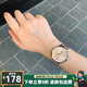 卡西歐（CASIO）手表女 時尚ins風 指針超薄簡約商務輕奢氣質石英女表 LTP-VT01D-4B 店長推薦