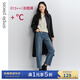 simple pieces牛仔褲女SPS冬季九分初代保暖直筒法棍褲 復古藍/身高153-164(現(xiàn)貨） 85-88（90-95斤）
