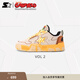 STARTER【聯(lián)名新品】加菲貓聯(lián)名音浪鞋25新款休閑增高鞋子 黃色四季款 40