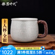 銀器時(shí)代 養(yǎng)生銀杯足銀999咖啡杯花茶杯多用途手工錘紋大號(hào)主人杯銀茶杯子 90克+證書(shū) 130ml 1只
