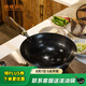 鐵娃公社鐵鍋炒鍋鐵娃手工鍛打純鐵鍋無涂層不粘鍋炒菜煤氣灶家用 3-4人適用-圓底炒鍋 32cm